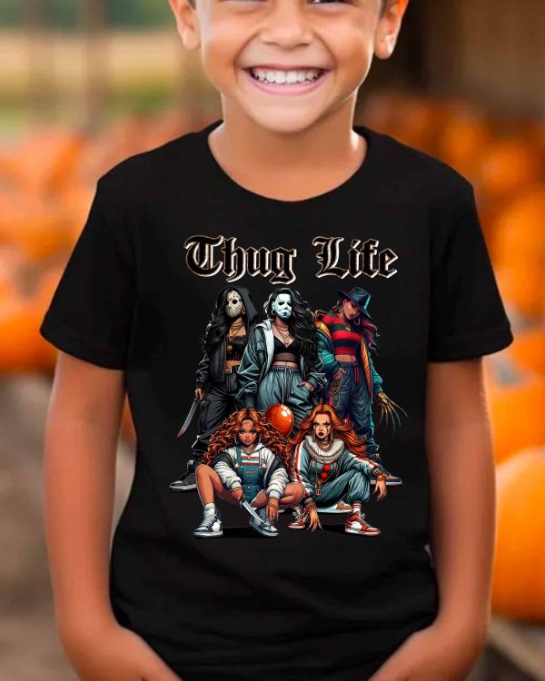 Thug Life Horror For The Ladies – Kids SweatShirt