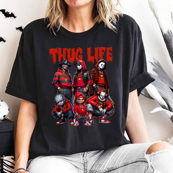 Thug Life Horror Ver Red – Sweatshirt, Tshirt, Hoodie