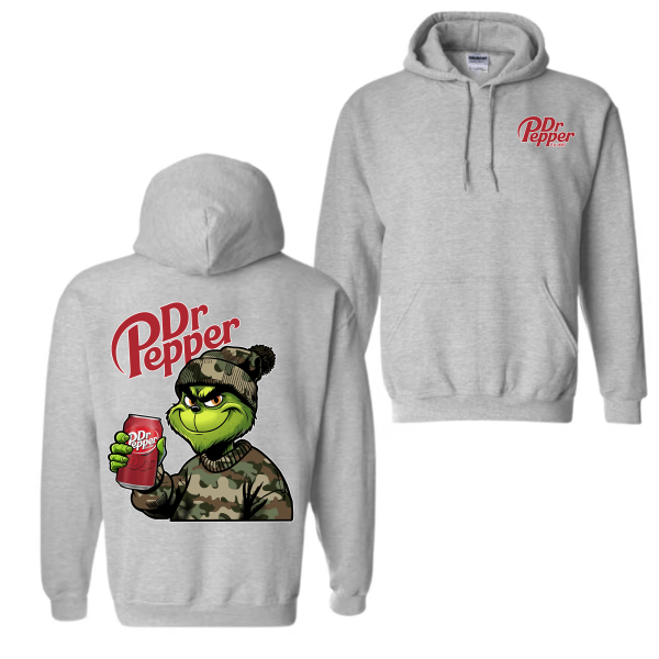 Retro Grinch Dr Pepper Hunting – Sweatshirt, Tshirt, Hoodie