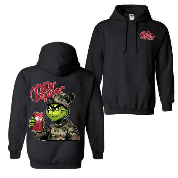 Retro Grinch Dr Pepper Hunting – Sweatshirt, Tshirt, Hoodie