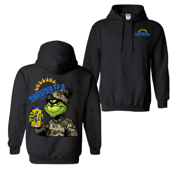 Retro Grinch Twisted Tea Hunting – Sweatshirt, Tshirt, Hoodie