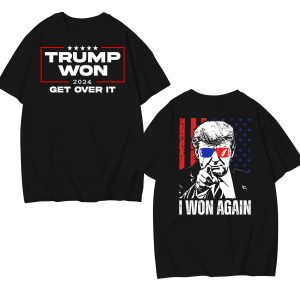 Trump Won Again, Trump President 2024 Of USA – Sweatshirt, Tshirt, Hoodie