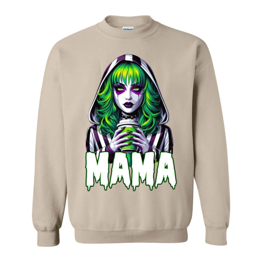 Spooky MaMa Horror Halloween Sweatshirt