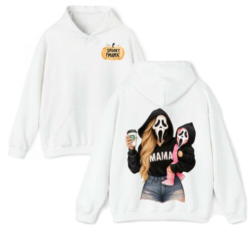 Spooky MaMa Blonde Hair Hoodie